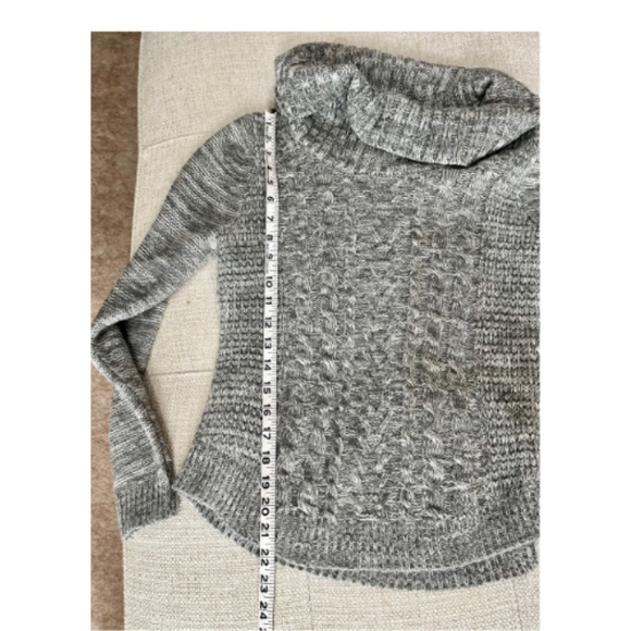 It's Our Time Gray Cowl Neck Sweater. Size S - Picture 5 of 5